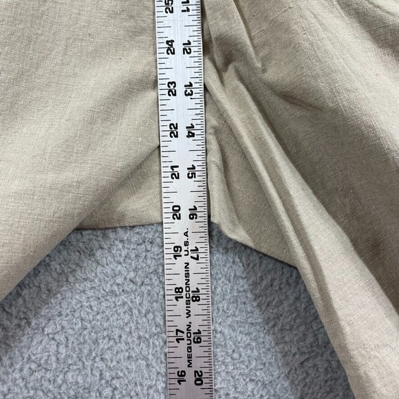 FIELD GEAR Shorts Size 12‎ Vintage Light Tan Shorts Linen Blend New - Picture 12 of 13